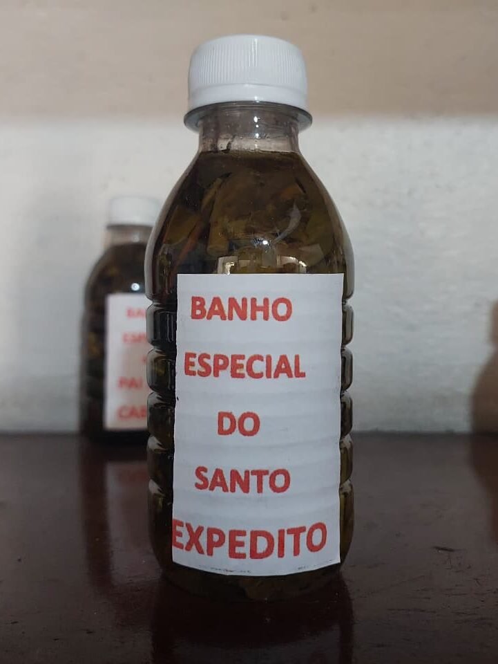 Banho especial de Santo Expedito